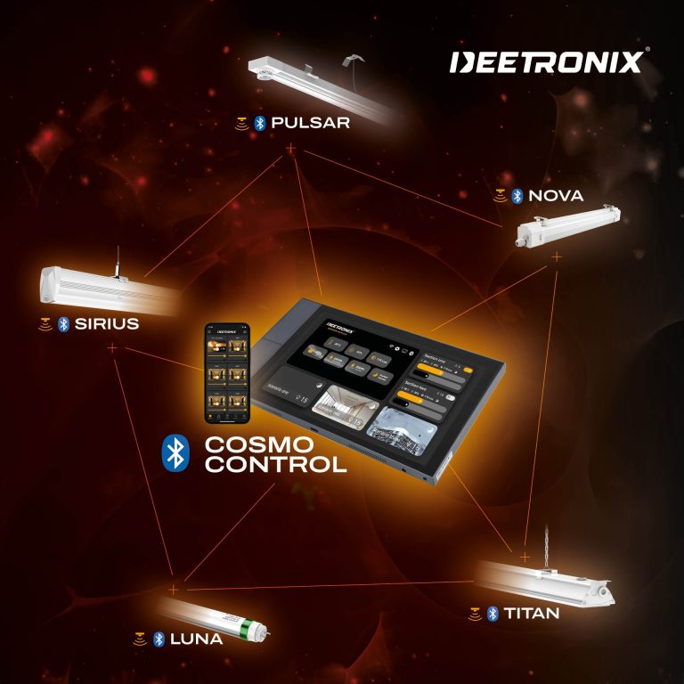 Lichtmanagementsysteem Cosmo Control netwerk Deetronix