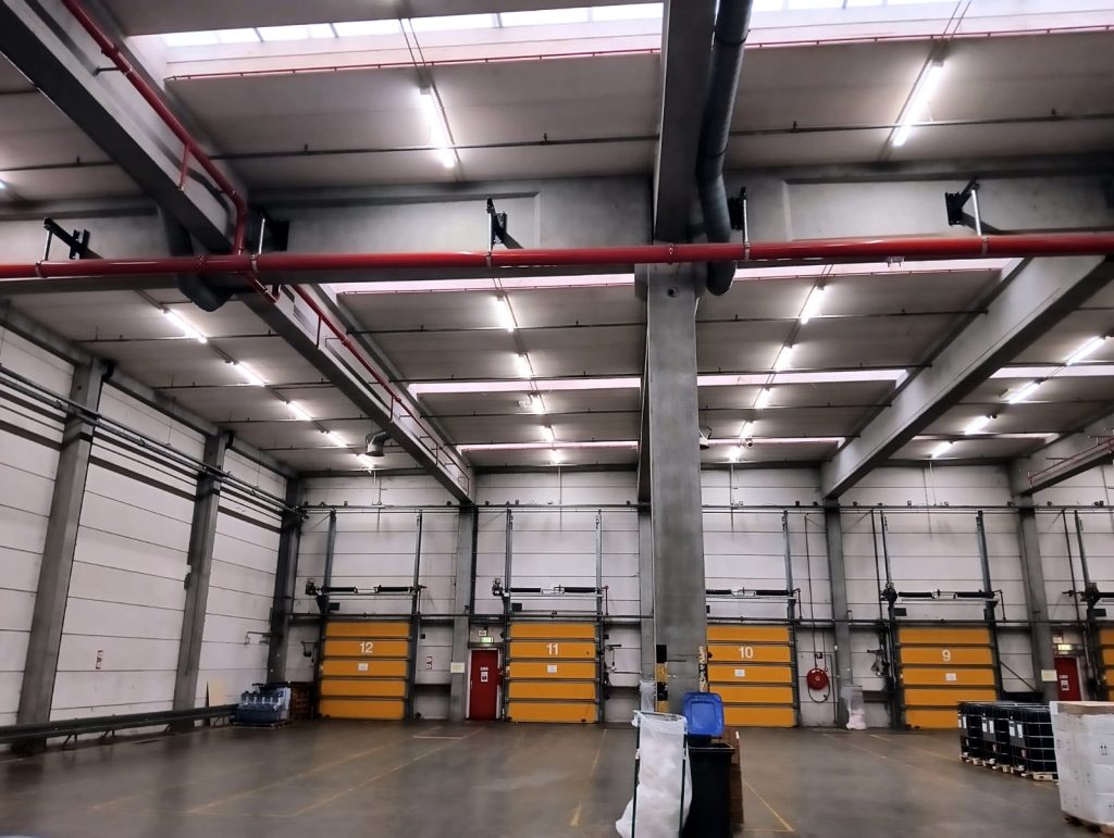 Led triproof verlichting Nova-serie project Deetronix