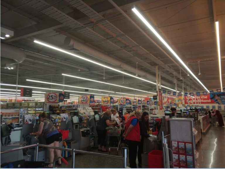 Deetronix led-verlichting retail afrekenzones