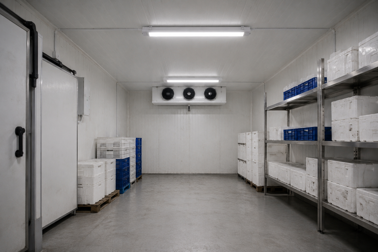 Deetronix led verlichting koel en vries opslag
