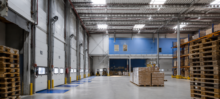 Deetronix led verlichting opslag en distributie docking