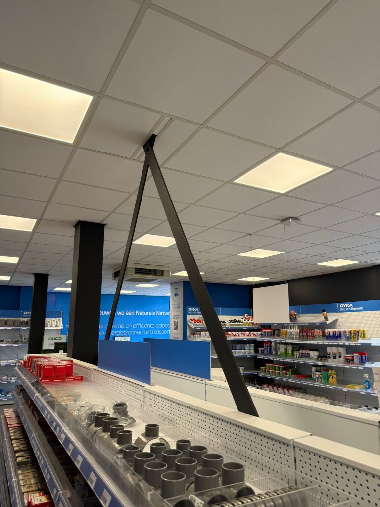Deetronix led-verlichting kantoor opslag en archief