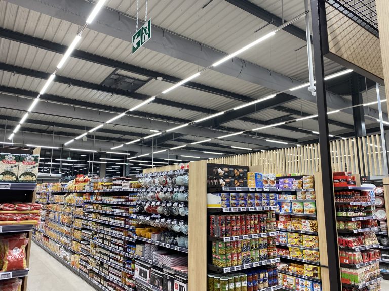 Deetronix led-verlichting retail winkelschappen