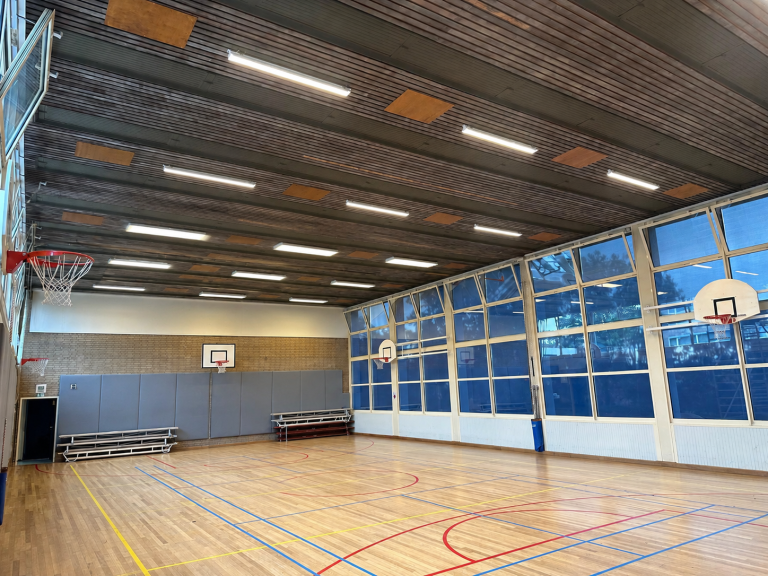 Deetronix led verlichting sportcomplex
