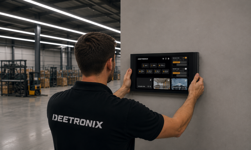 Deetronix Cosmo Control panel installatie