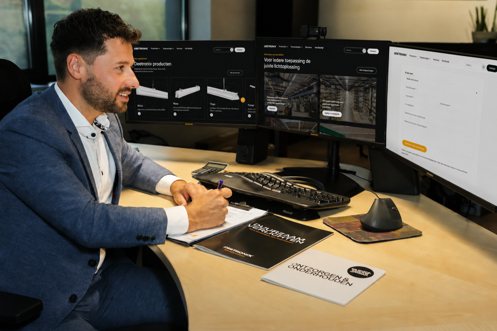 Lijnverlichting lead dealerportaal Deetronix